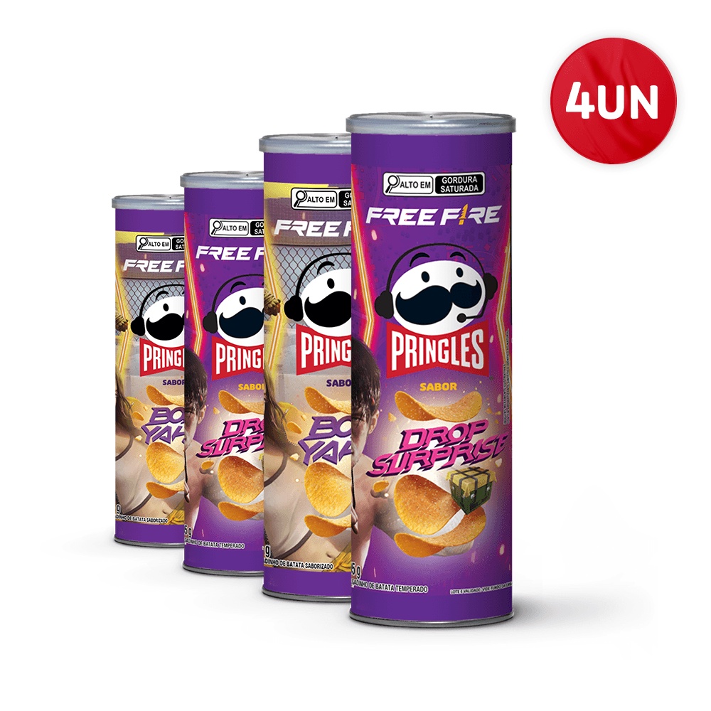 Em parceria com Free Fire®, Pringles® e Cheez-It® lançam sabores