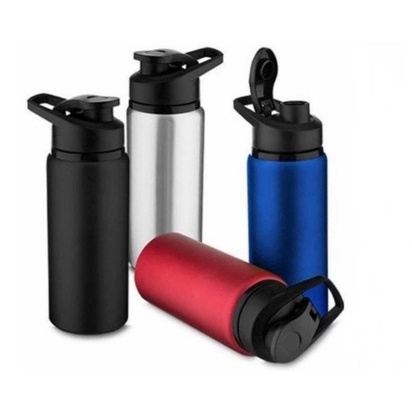 Garrafa Squeeze 600ml Alumínio Água Academia