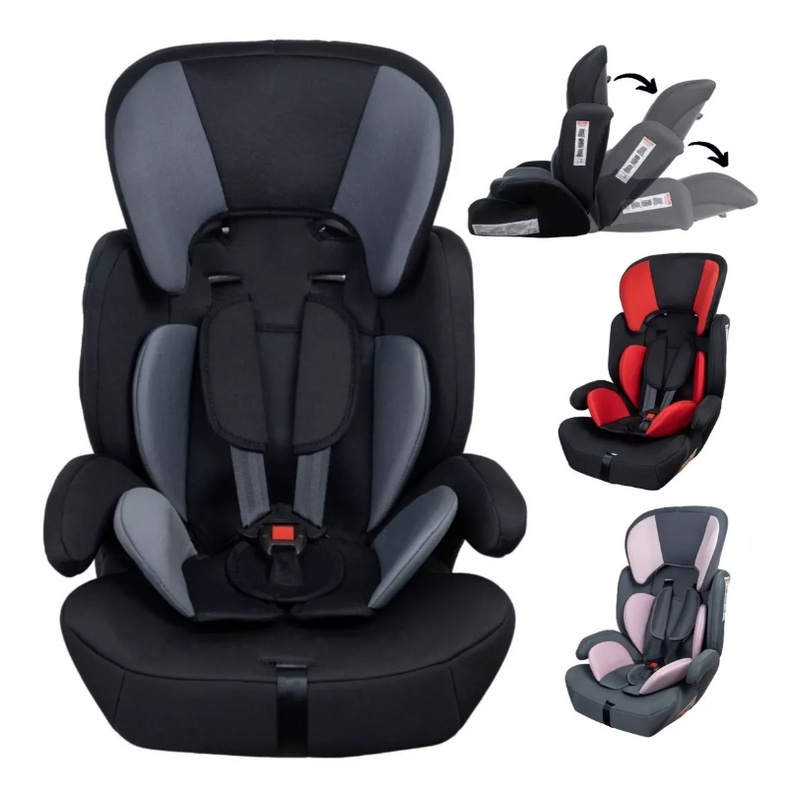 Cadeira Cadeirinha para Auto Carro Bebe Reclinável 3 Posições Shift Gray -  Burigotto