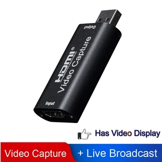 Placa De Captura De Vídeo USB 2.0 USB3.0 Compatível Com HDMI 4K Gravação De Caixa De Streaming Ao Vivo Para PS4 XBOX Phone Game DVD HD Camera