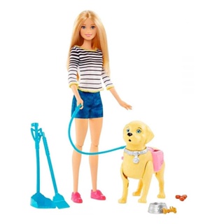 Barbie Passeio Com Cachorrinho Dog Família ref D7j68