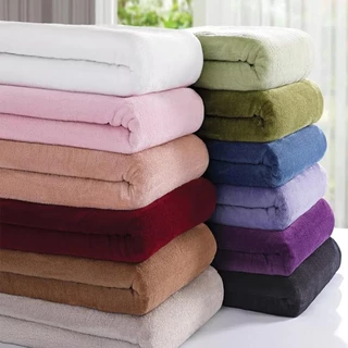 Kit 4 Mantas Lisas Fleece Casal Padrao 2,00m X 1,80m Cores Sortidas Soft Luxo