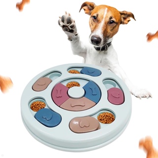 Gato interativo cão quebra-cabeça brinquedo lento comida tigelas para gatos  pequenos cães gatinho pet formação brinquedos melhorar iq jogo juguetes  para gatos - AliExpress