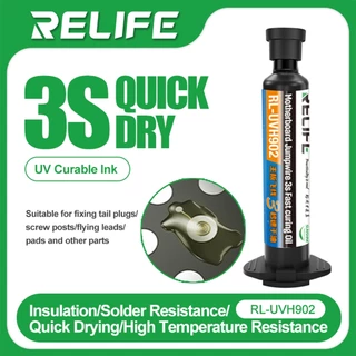 RELIFE RL-UVH902 Fio De Salto De Soldagem De Cura Rápida A Seco Óleo De Fluxo Para Reparo De Telefones Celulares