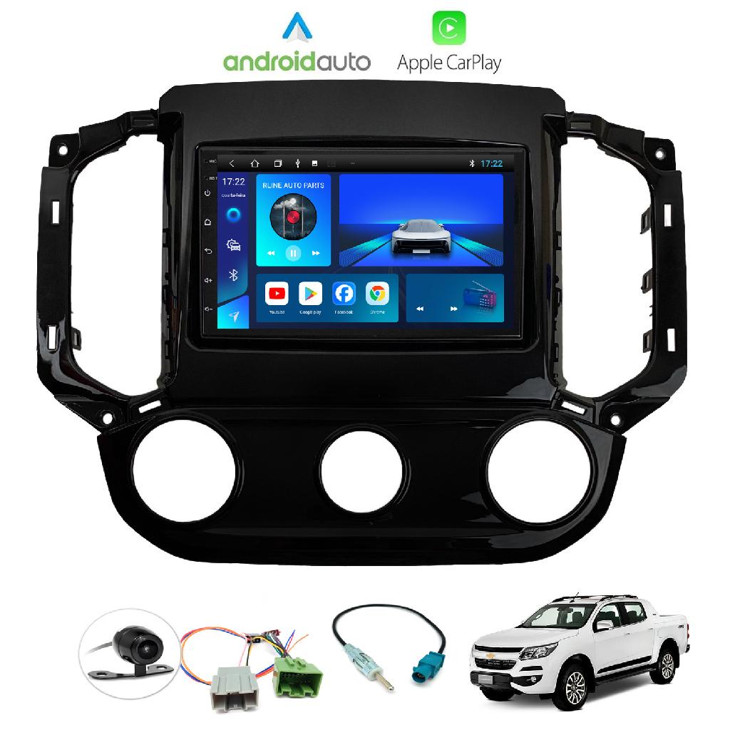 Kit Central Multimidia 2 Din Mp5 Android Chevrotet S10 2016 a 2021 ...