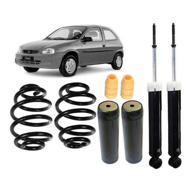 Amortecedor+ Kit+ Mola Traseira Corsa Wind 94 95 96 97 98 99 | Shopee ...
