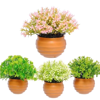 Kit 4 Arranjos De Flores Artificiais Decoração Sofisticada