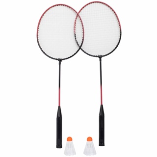 Sosoport 1 Conjunto Jogo De Tênis Infantil Raquete De Badminton Infantil  Peteca De Badminton Conjunto De Mini Badminton Rolha De Badminton Plástico