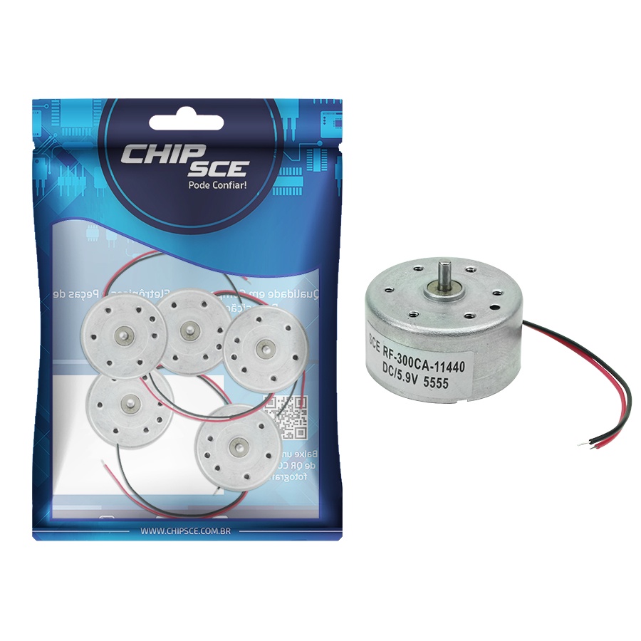 5x Motor Para Dvd E Videogame Robótica 5.9v Dc Eixo 5mm 