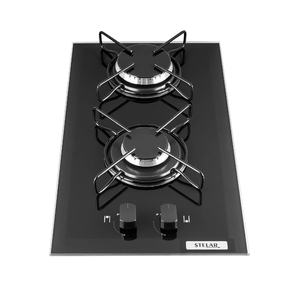 Cooktop 2 Bocas Stelar a Gas Bivolt Preto Automatico Shopee Brasil