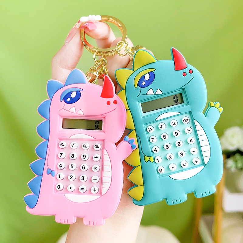 Calculadora Multifuncional de Dinossauro Calculadora de Jogo Labirinto Chaveiro de Jogo Labirinto Chaveiro de Carro Chaveiro de Carro Pingente de Feriado Pingente de Feriado Pequenos Presentes