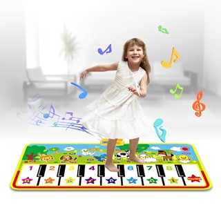 Piane Music Mat Tapete Musical 110x36cm Animais Crianças Infantil