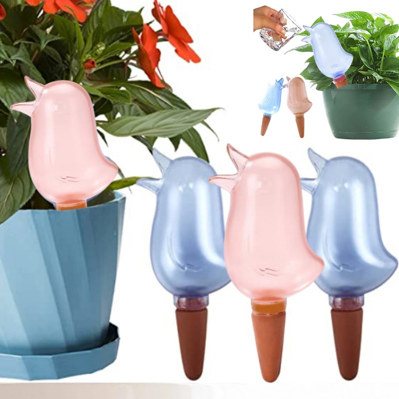 [Featured] Pequeno Reservatório De Pássaros Regador De Sementes De Frutas Com Gotejador Automático Solo Flores Plantas De Dispositivo De Irrigação De Raiz