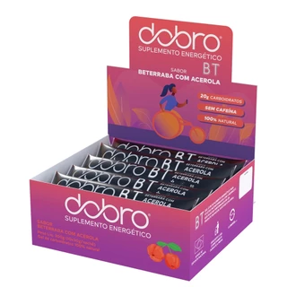 BT Gel de Carboidratos Caixa 300g Com 10 Sachês de 30g Beterraba Natural - Dobro
