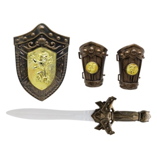 Kit Medieval com Espada e Escudo - Pais e Filhos