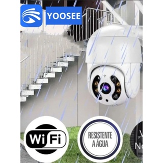 Câmera Segurança Wifi Smart IP Yoosee A6 Áudio Infravermelho Sem Fio Casa