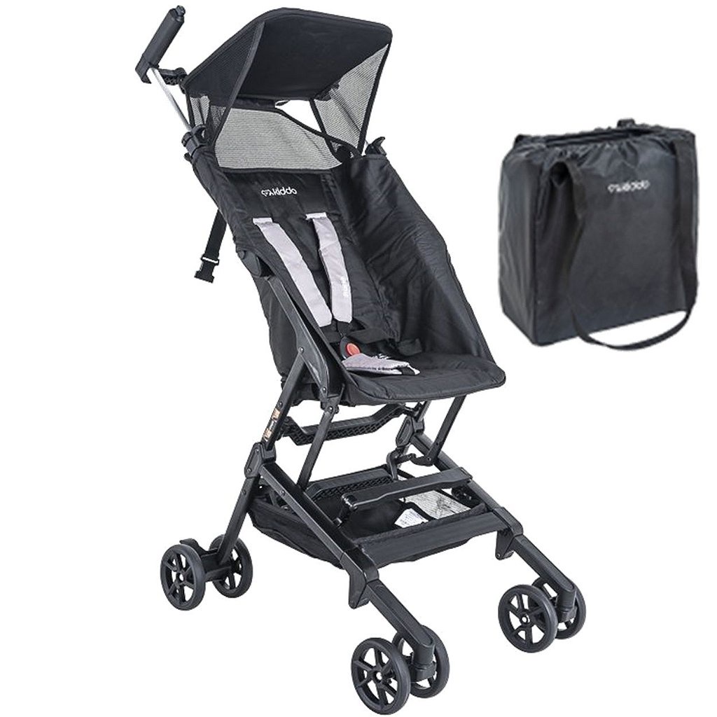 Carrinho de Bebe para Passeio Compacto Leve Kiddo Nano Preto | Shopee ...