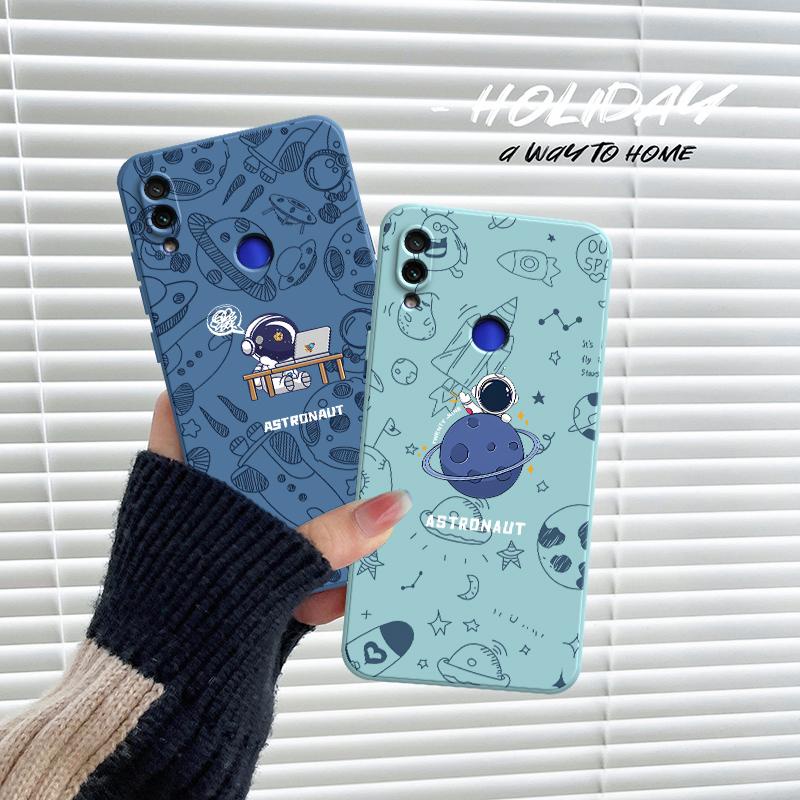 Capinha Redmi Note 7 Caixa Protetora De silicone Para Telefone Adequado Nasa SSGS