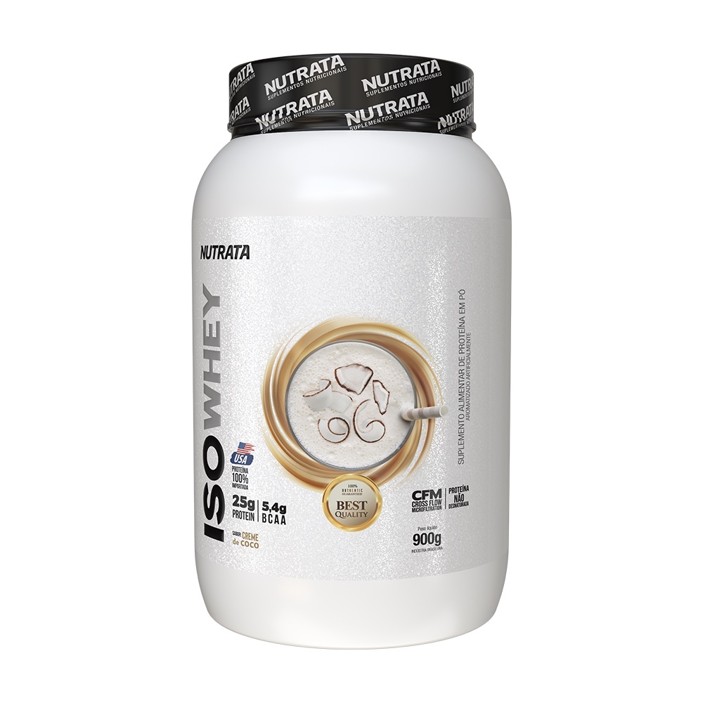 Iso Whey Isolado 900g Coco – Nutrata