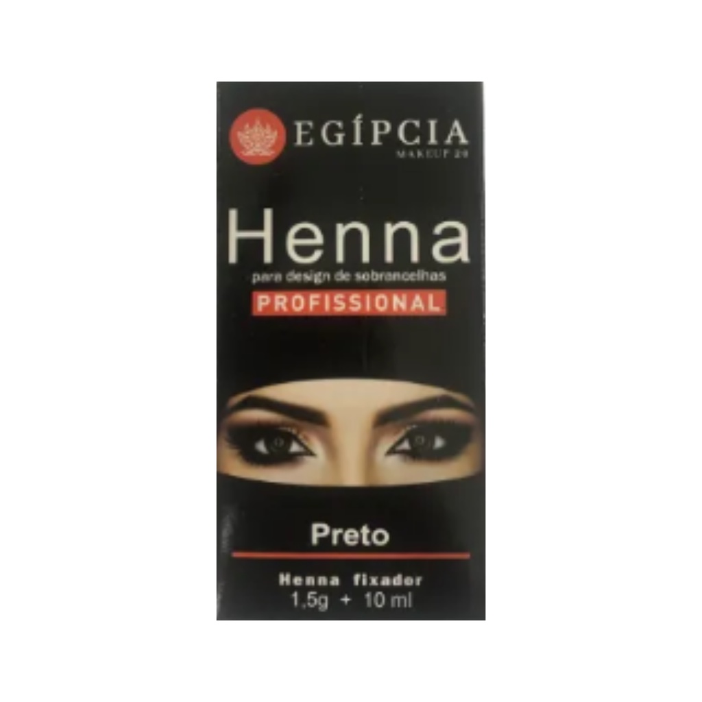 HENNA PARA SOBRANCELHAS PROFISSIONAL PRETO 1,5G | Shopee Brasil