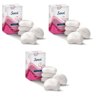 Kit Sabonete Barra Sensi Mix De Óleos 5x80g Jequiti (3 caixas)