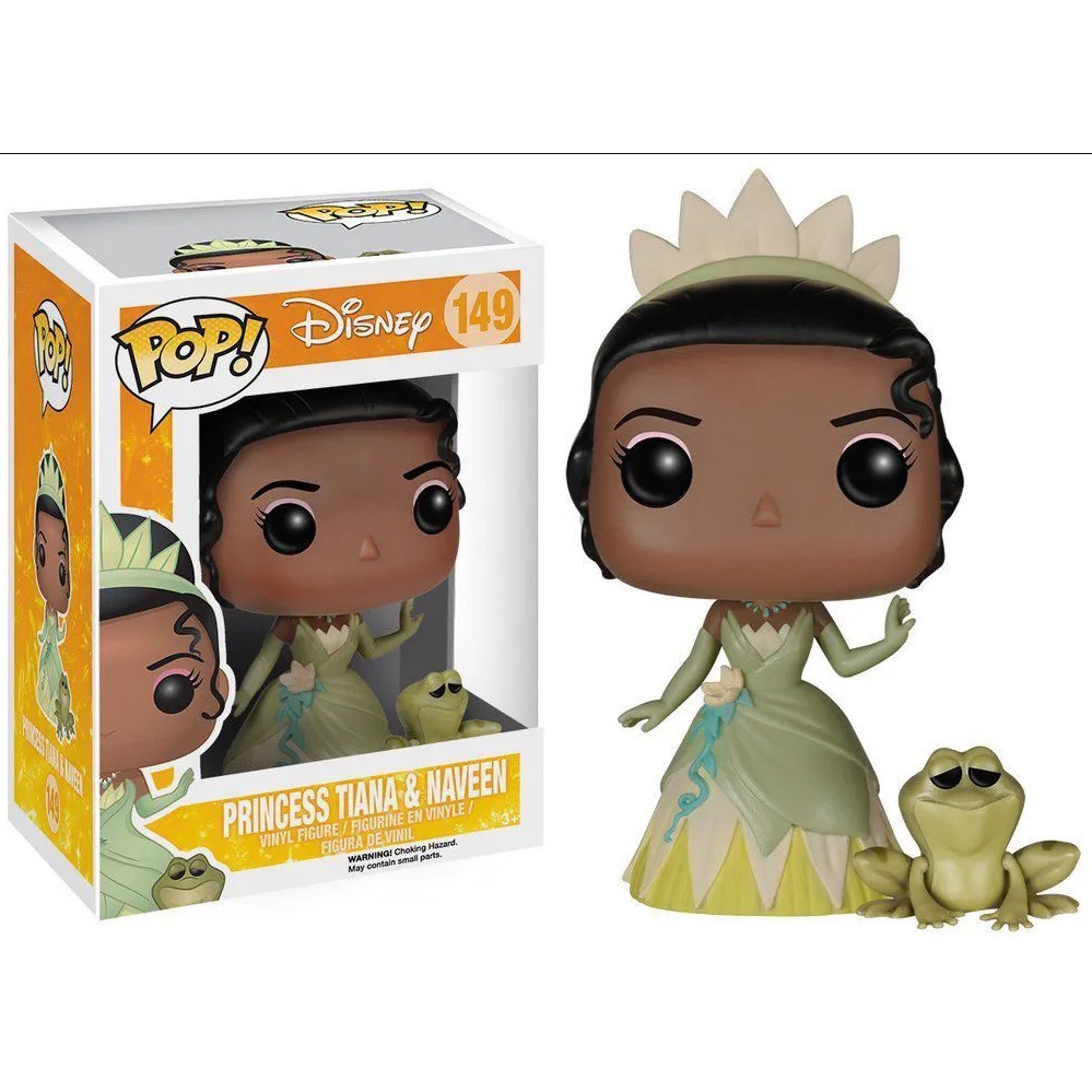 Funko Pop! Disney Princess: Tiana & Naveen Glitter Exclusivo Boxlunch - A  Princesa E O Sapo - #149