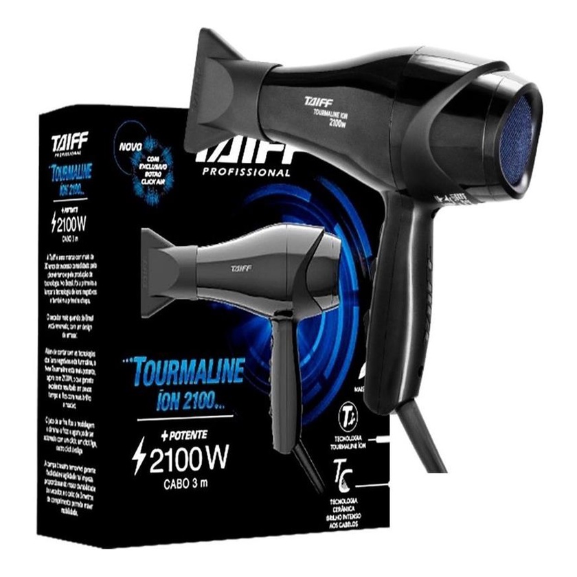 Imagem do produto Secador Cabelo Taiff  Tourmaline Ion Ceramica 2100w