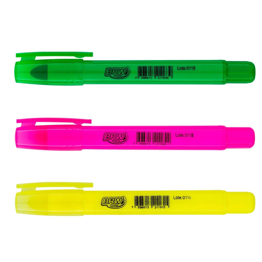 Marca Texto Fluorescente Em Gel Brw Shopee Brasil