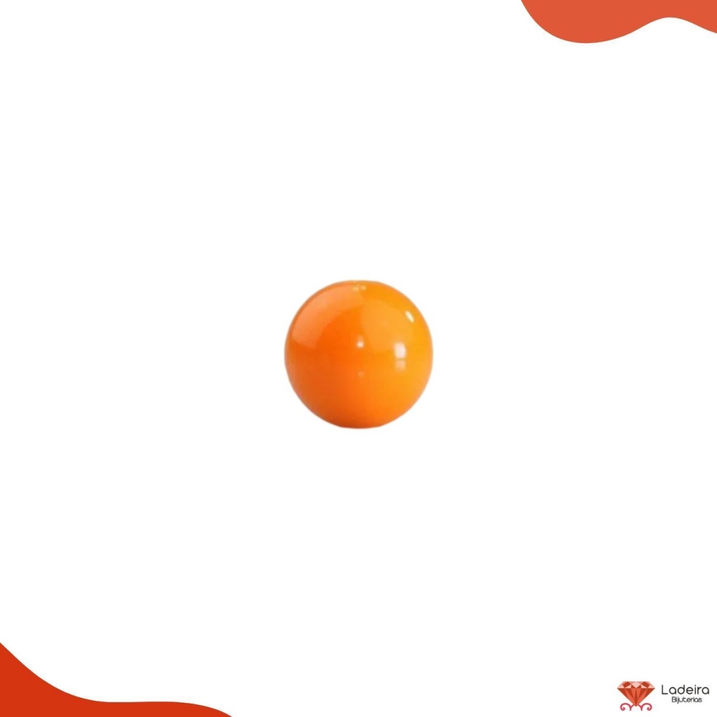 Miçanga Bola Lisa Leitosa 8mm 500 Gramas 1900 Unidades Aprox