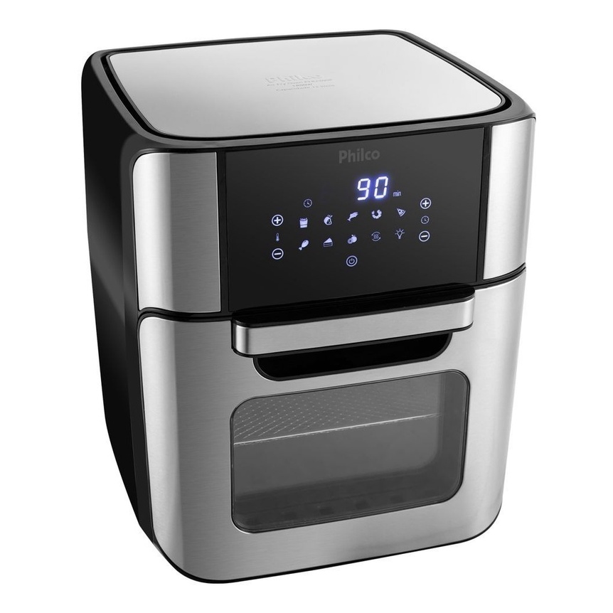 Fritadeira Air Fryer Oven Pfr2200 4 Em 1 12l Preto Philco Shopee Brasil