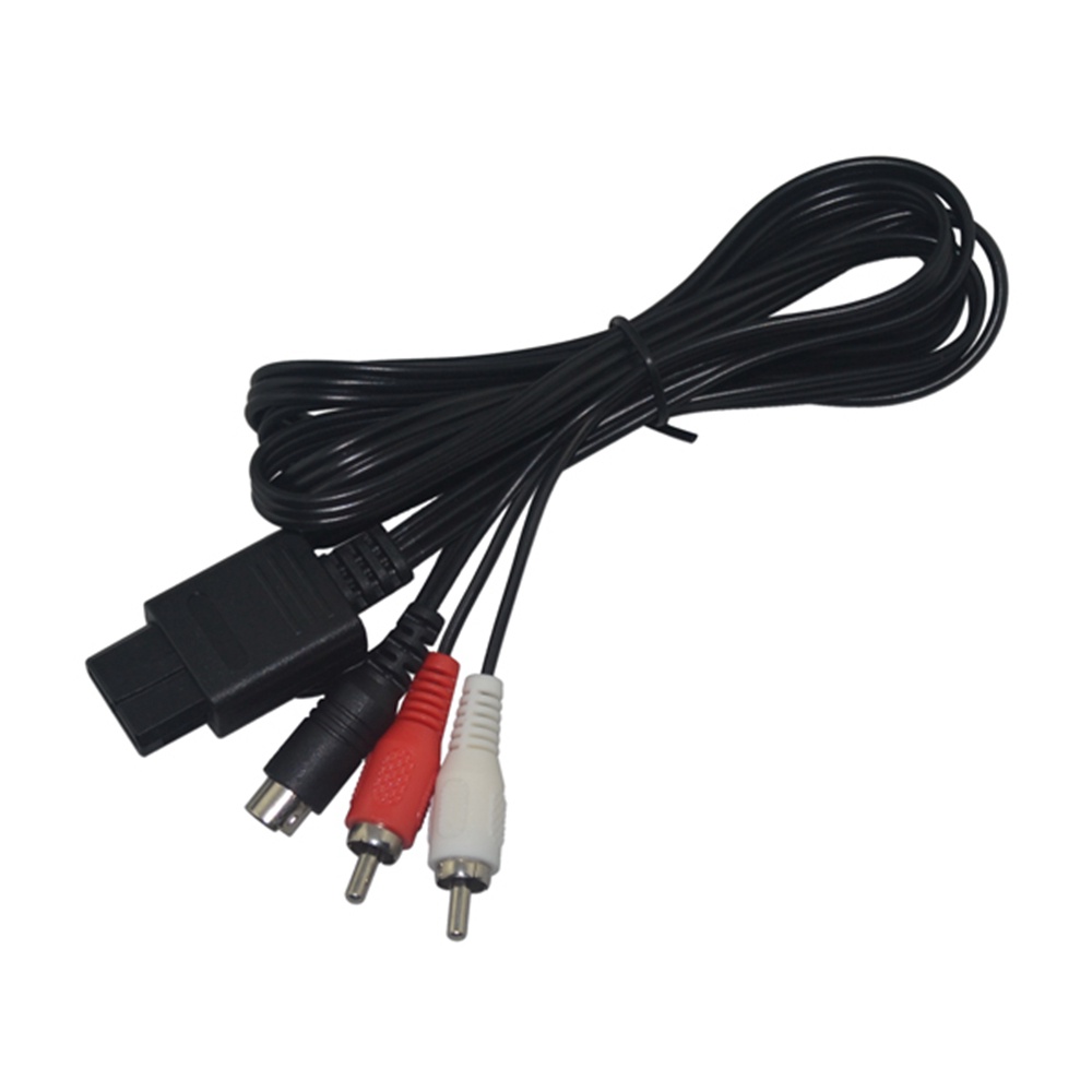Cabo S-Video 2RCA AV Para N64 SNES GameCube GC