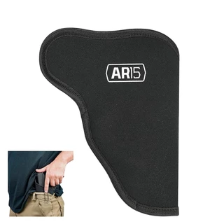 Suporte Barato Neoprene Canhoto Ar15 Sport Porte Velado P/ Pistola Revolver Tatico