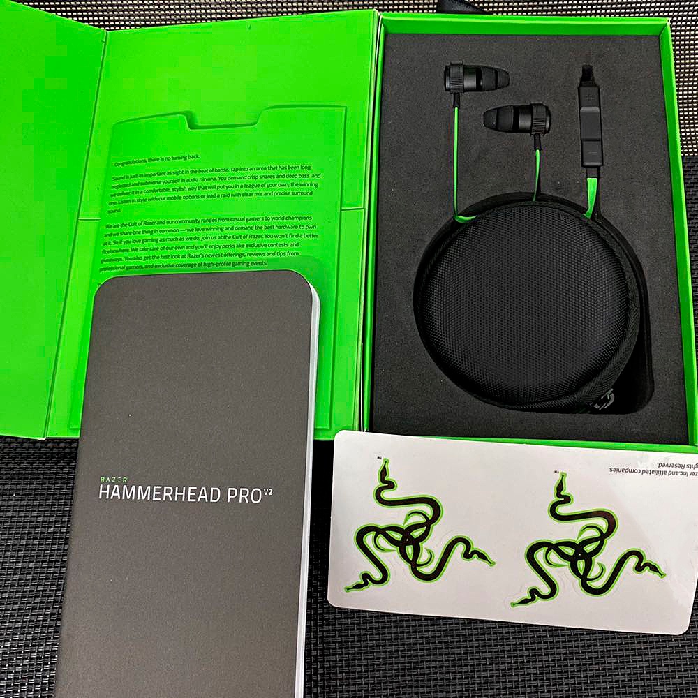 Fone Razer Hammerhead Pro V2 Original Com fio e Microfone Original(03)