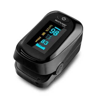 Oxímetro de pulso para dedo Multilaser HC261 preto em Oferta na Shopee