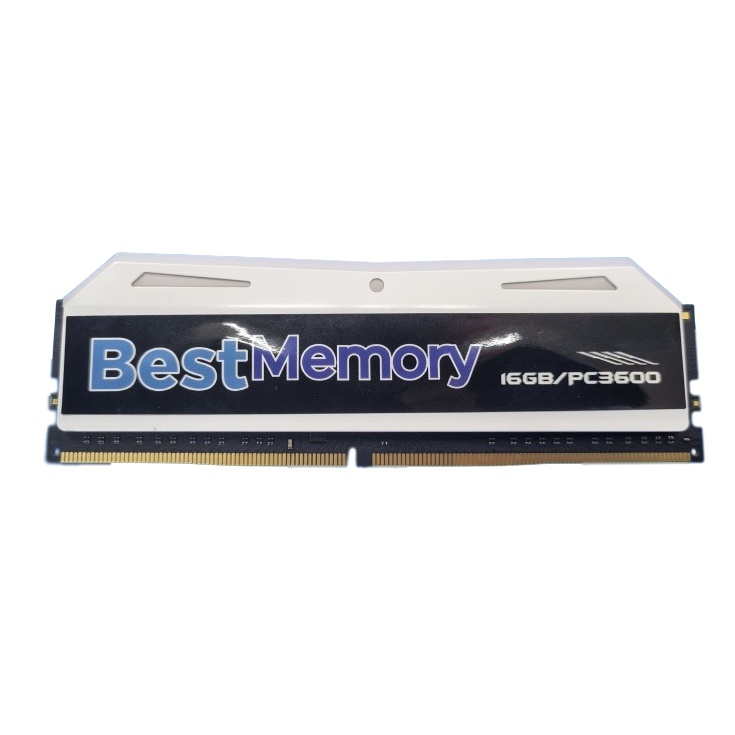 MEMÓRIA DDR4 16GB 3600MHZ BEST MEMORY HIGHLANDER BRANCA RGB