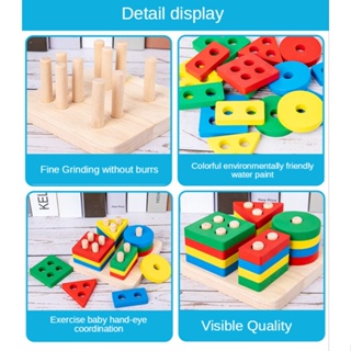 Wooden Puzzle Cenoura Harvest Toy, Brinquedos Montessori para Meninos  Meninas, Jogo Educativo para Crianças, 1 ano