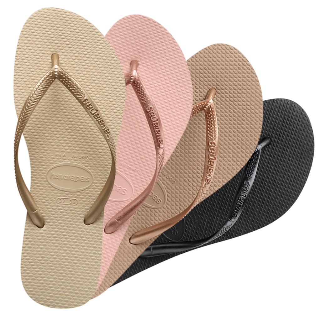 Chinelo Havaianas Slim Lisa Tira Fina ORIGINAL Shopee Brasil