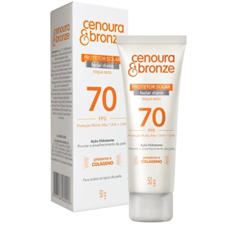 Protetor Solar Facial Diário Cenoura & Bronze Fps70 50g