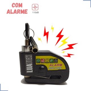 Cadeado Trava De Disco Moto Freio Tranca Universal Reforçado