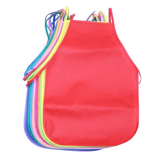 12 Pcs Crianças Cosplay Avental Kids Overalls Para Meninos Pintura Aventais Descartáveis Meninas Bebês