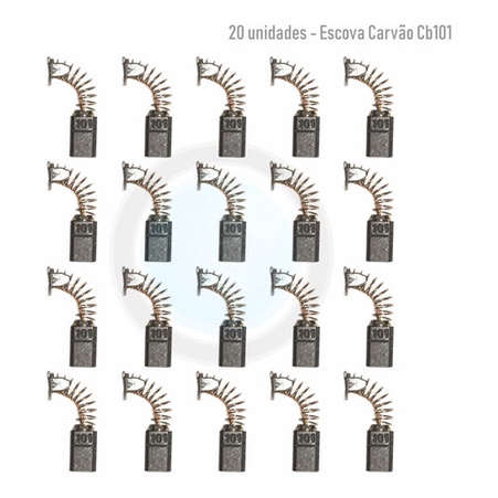 20 Un Escova Carvão Serra Mármore Makita Cb100 Cb101 Cir 137