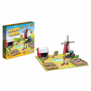 Quebra Cabeça Fazendinha Playset - Xalingo