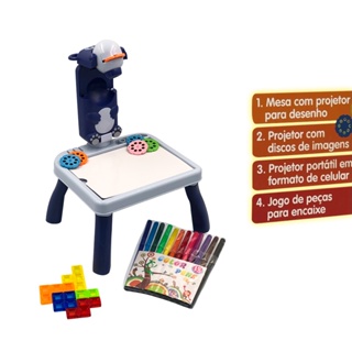 Mesa Projetora Infantil Desenho Interativo Educativo