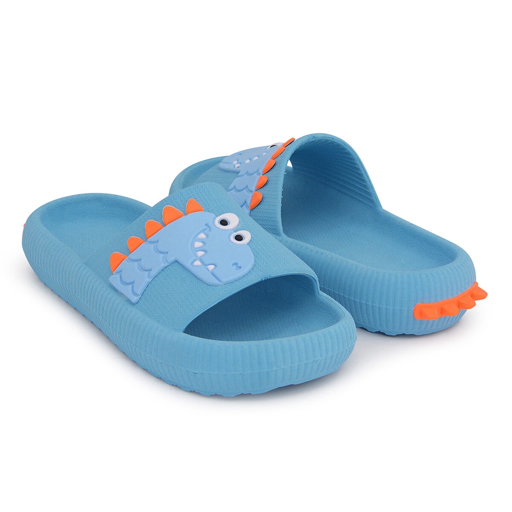 Sandália Chinelo Infantil Dino Slide Nuvem Menino/Menina Pode Molhar