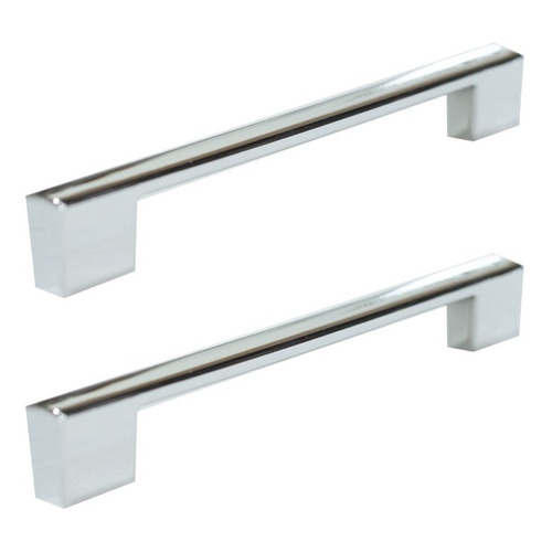 2 Puxadores 160mm de moveis para guarda roupa armarios portas e gavetas 16cm entre furos 2 peças