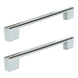 2 Puxadores 160mm de moveis para guarda roupa armarios portas e gavetas 16cm entre furos 2 peças