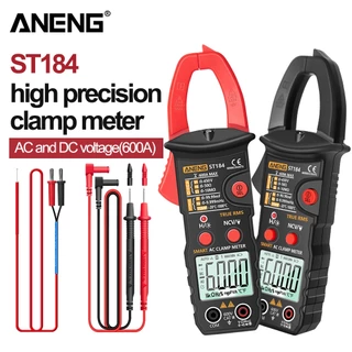 ANENG ST184 180 Digital Braçadeira Multímetro Medidor 6000 Contagens Profissional Verdadeiro RMS AC/DC Tensão Testador de Corrente Hz Capacitância Ohm