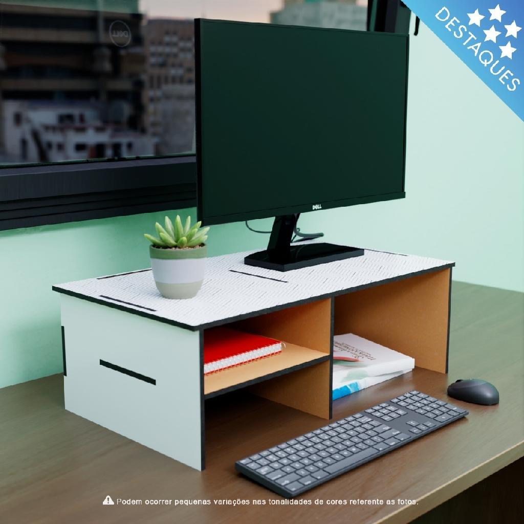 Base Universal Para Notebook E Monitor Em Mdf Pronta Entrega | Shopee ...
