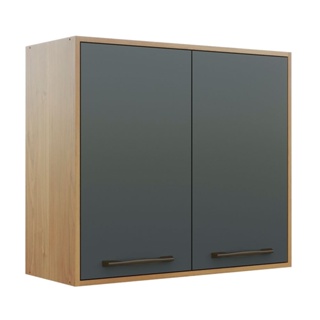 Armário Áustria Aéreo 80 cm 2 Portas Valdemóveis