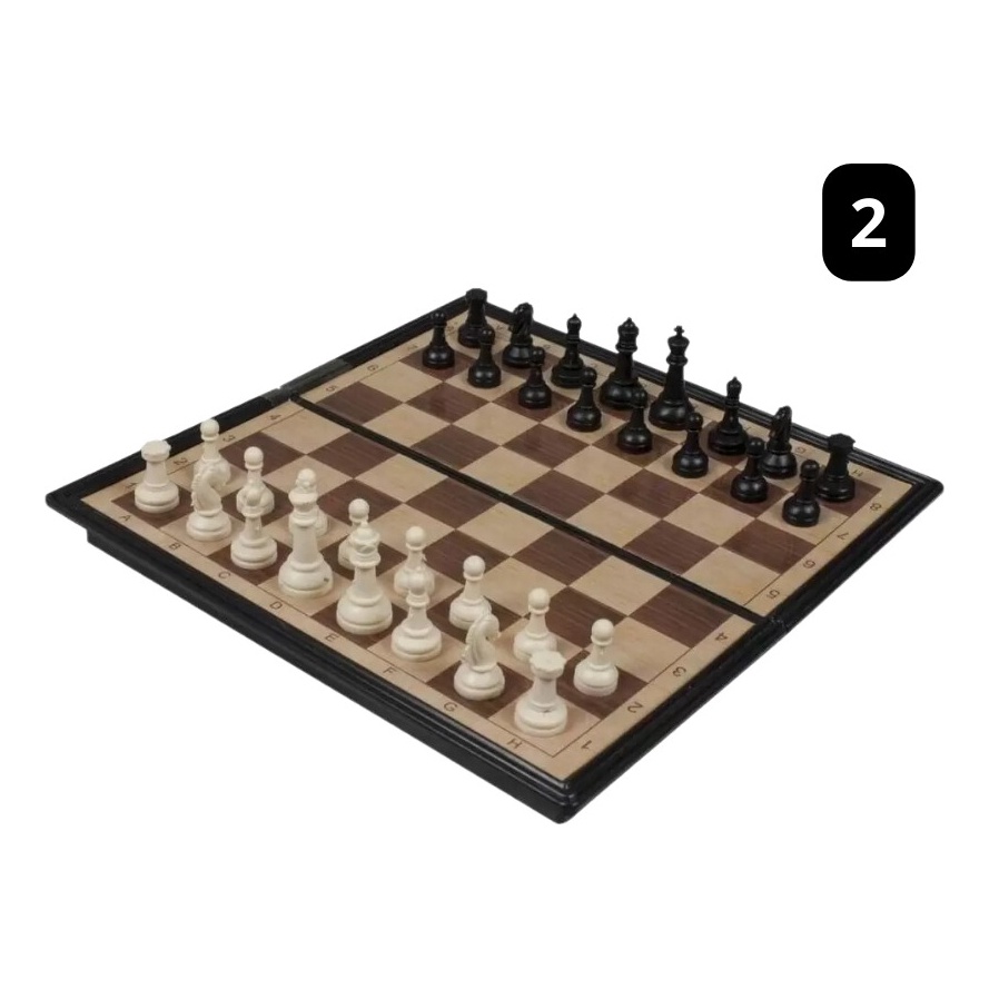 Jogo De Xadrez 32 Peças + Tabuleiro Estratégia Concentração no Shoptime